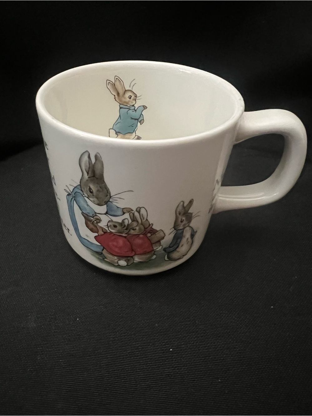 Wedgwood White Peter Rabbit Ceramic Mug - White Beatrix Potter